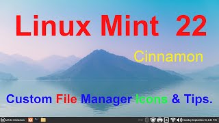 Linux Mint 22 - Cinnamon - Custom File Manager Ions & Tips.