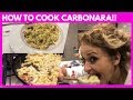 Friday Night's How To Cook Carbonara - Nadia Sawalha & Family (Cooking Live)