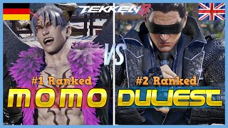 Tekken 8 ▰ DULIEST17 (#2 Ranked Kazuya) Vs MOMO (#1 Ranked Devil Jin) ▰ Ranked Matches