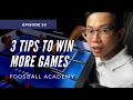 3 Tips To Win More Games As a BEGINNER/PRO | Foosball Academy: Ep. 30 (foosball tips)