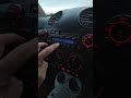 Entering the radio code in a VW new Beetle