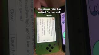 @pretendonetwork  Streetpass relay has arrived for Pretendo Users! #pretendo #3ds #streetpass