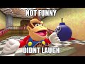 mario reacts to nintendo memes but if he laughs he dies