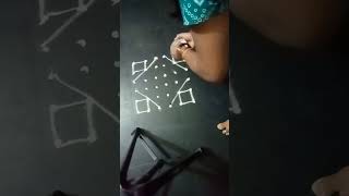 6*6 dort easy and beautiful simple rangoli design