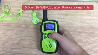 Wishouse Walkie Talkie Video Anleitung