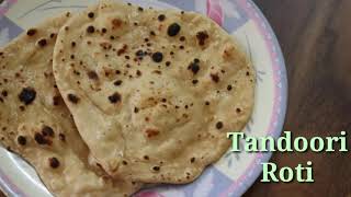 Wheat flour tandoori roti recipe || Tandoori roti on tawa || Tandoori roti