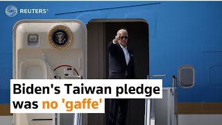 Biden's Taiwan pledge was no 'gaffe,' says analyst