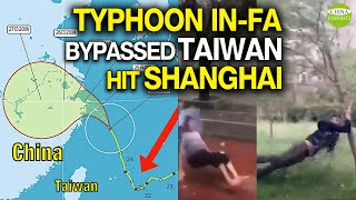 Shocking! Typhoon In-fa headed straight towards Shanghai and Zhejiang Province