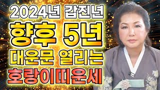 🌟2024년 갑진년 대박나는 띠🌟2024년 향후 5년 대운문 열려 대박나는 호랑이띠운세?이것만 조심하면 대박! 74년생 86년생 98년생 63세 51세 39세 27세 호랑이띠 운세