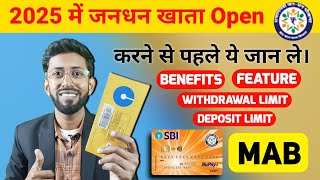 Jandhan Account Open , 2025 में जनधन खाता खुलवाना कैसा रहेगा ? Sbi jandhan Account Features