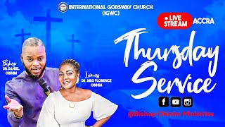 THURSDAY LIVE SERVICE with ANGEL AND MRS OBINIM