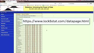 Part 1 How to Upload a Dataset Into Statkey