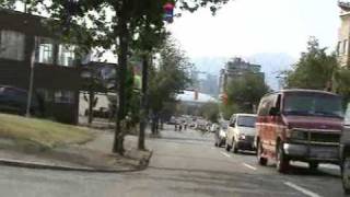 BC VANCOUVER BIKER vs. MOTORIST RAGE - Riding a Bycicle Downtown Vancouver