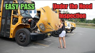 2024 School Bus Endorsement Road Test || Under the Hood || CDL Pre-Trip inspection DEMO
