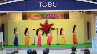 東京フラフェスタ2019  リノカイフラタヒチ  LinoKai Hula\u0026Tahiti  池袋東武百貨店屋上  「Sway it hula girl   スウェイ イトゥ フラ ガール」