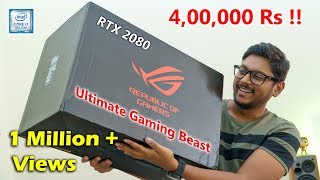 4,00,000 Rs ULTIMATE Gaming Laptop Unboxing... This is INSANE 🔥