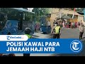 Kawal Kepulangan Jemaah Haji Asal NTB, Polisi Mataram Turunkan 28 Personel Gabungan