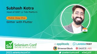 Glitter with Flutter by Subhash Kotra #SeConf 2022