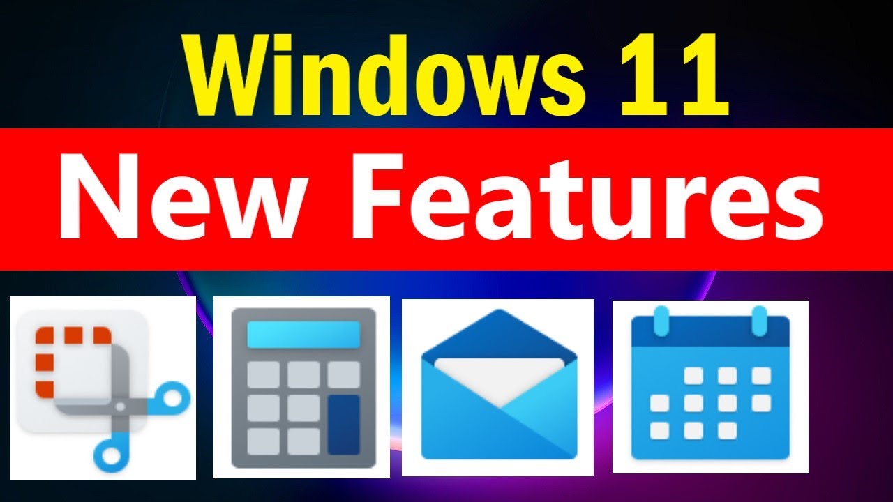 Windows 11 New Features | Windows 11 Build 22000.132 New Snipping Tool ...