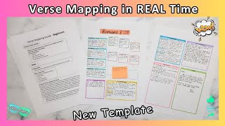 Bible Study with Me in REAL Time for BEGINNERS - Verse Mapping Romans 8:28 | BIBLE MAPPING
