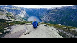 10 hour Trolltunga hike compressed in 3 minutes