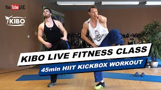 KIBO Kickbox-Aerobic Workout Livestream mit Daniel Gärtner und Andi Holzner (German + English)