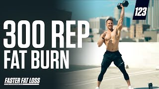 300 Rep Fat Burning Workout Using ONLY One Dumbbell | Faster Fat Loss™