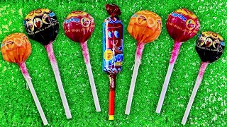 Satisfying Video ASMR Lollipops Candy and Chocolate Gummy Candy Unboxing Video ASMR