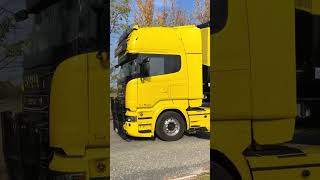 Scania super V8 R580 👑 exterior scania#beautiful Ep25  short video#truckdriver heavy  trailer🇸🇪🇩🇪🇳🇱👈