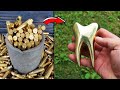 Casting a Tooth - Melting of brass cases Trash to Treasure . Brass melting