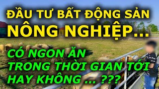 ĐẦU TƯ BĐS NÔNG NGHIỆP có ngon ăn trong thời gian tới hay không???