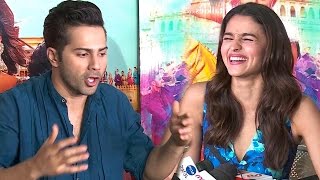 Alia Bhatt And Varun Dhawan's FUNNY Moments During Badrinath Ki Dulhaniya INTERVIEWS