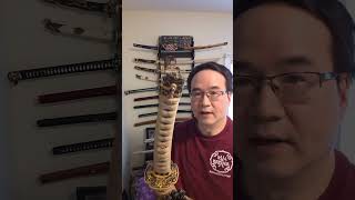 why does this tachi have wrapping around its saya? #katana #sword #Japanese