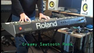 Roland Jupiter-6 Synthesizer Demo #1 Signature Sounds