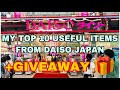 TOP 10 DAISO JAPAN PRODUCTS! USEFUL ITEMS FOR ONLY $1! + GIVEAWAY!!!