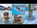 Kunnu & kukku enjoyed at waterpark//lots of fun...