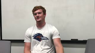 UTSA TE Dan Dishman Media Day Interview 8.19.23