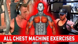 All The Chest Machine Exercises - Which one your gym got ?