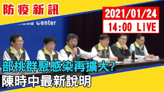 【最新消息】部桃群聚感染再擴大？ 陳時中最新說明 20210124