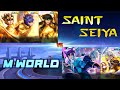 SAINT SEIYA VS M-WORLD 1 VS 1 FIGHT  | MOBILE LEGENDS MWORLD VS SAINT SEIYA