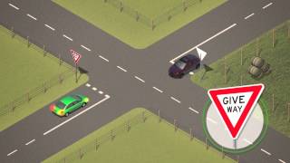 Vic Roads - Road Rules (2) - Giving Way At Intersections