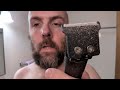 trimming my beard neckline with the t9 beard trimmer electric razor rap