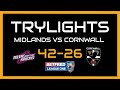 Midlands Hurricanes 42 Cornwall RLFC 26 - Trylights