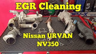 EGR  Cleaning Nissan Urvan NV350