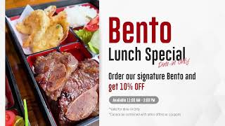 [Oki Japanese Grill] Bento Lunch Special