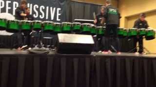 UNT tenors drumline PASIC 2013