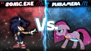 [MUGEN] AI BATTLE - Sonic.EXE vs Pinkamena