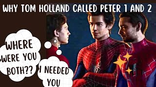 All three Spidermans meetup || spiderman no Way Home behind the scenes#spiderman#spidermannowayhome