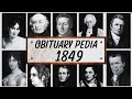 Famous People We've Lost in 1849 - Obituary in 1849