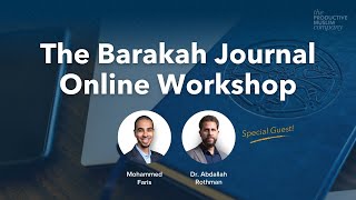 🎓 Barakah Journal Workshop: Get The Most Out of Your Barakah Journal